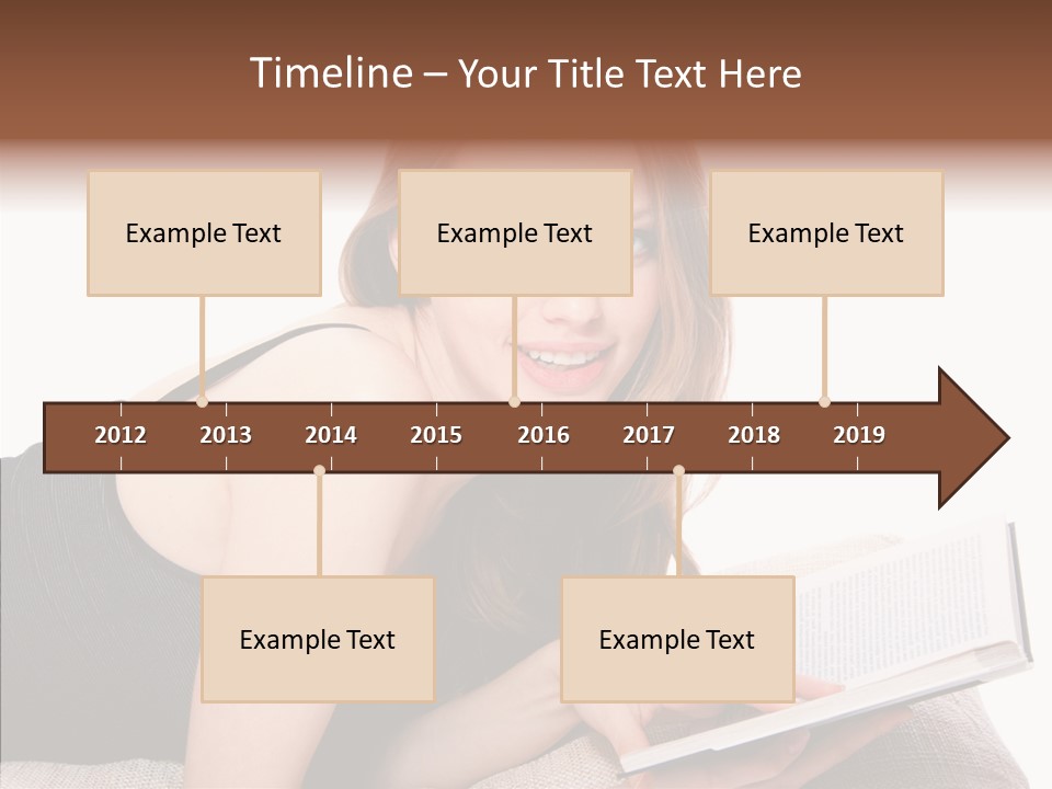 Girl Happy Home PowerPoint Template