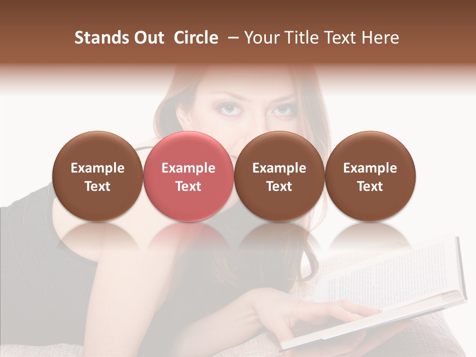 Girl Happy Home PowerPoint Template