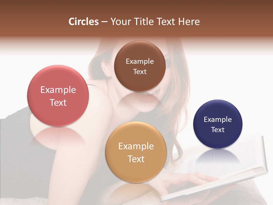 Girl Happy Home PowerPoint Template