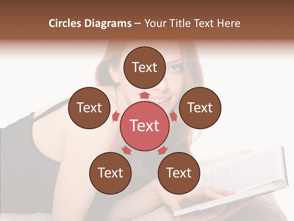 Girl Happy Home PowerPoint Template