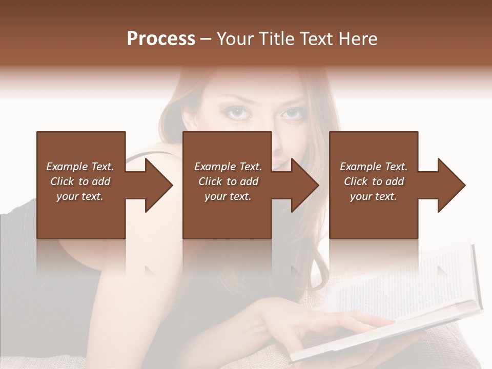 Girl Happy Home PowerPoint Template