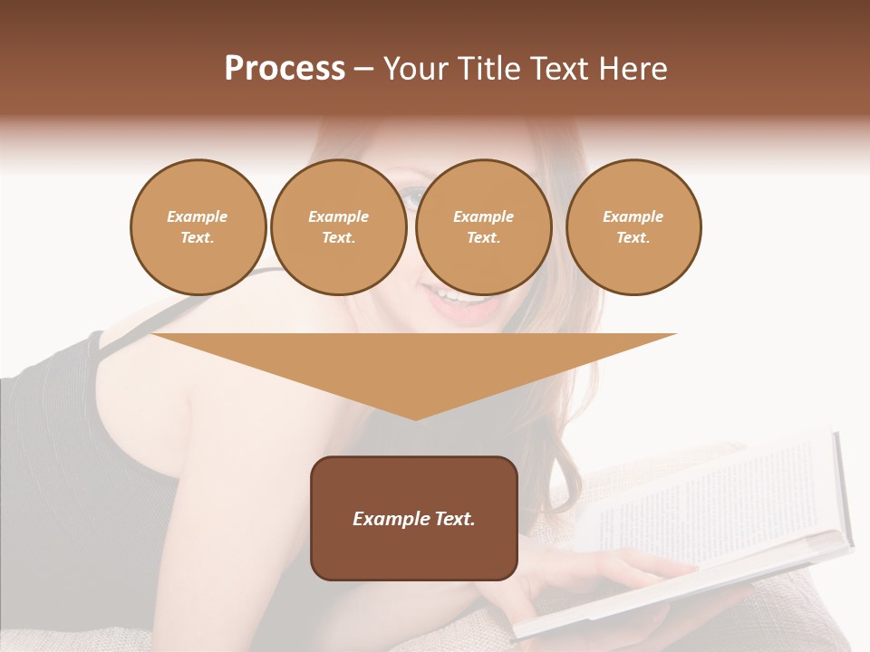 Girl Happy Home PowerPoint Template