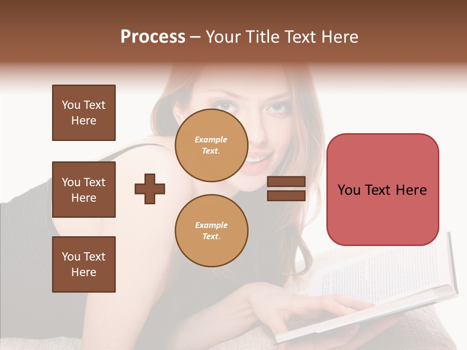 Girl Happy Home PowerPoint Template