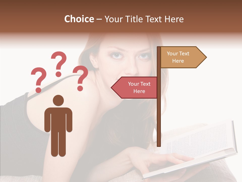 Girl Happy Home PowerPoint Template