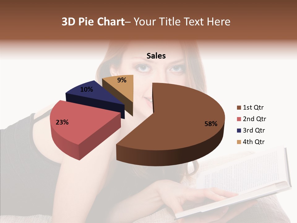 Girl Happy Home PowerPoint Template