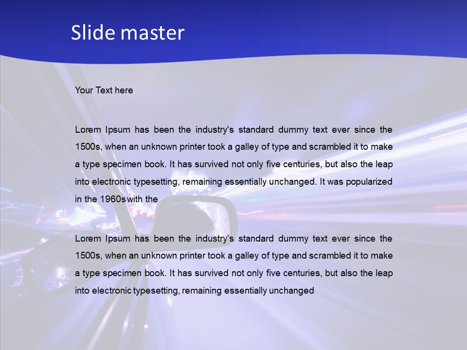 Destination Light Zoom PowerPoint Template