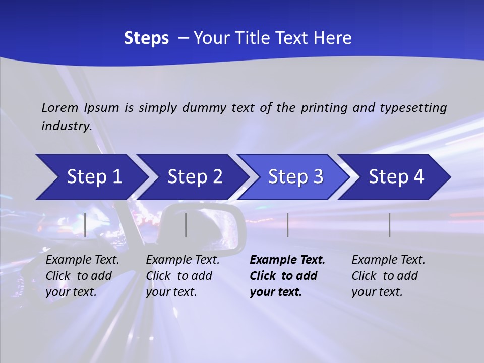 Destination Light Zoom PowerPoint Template