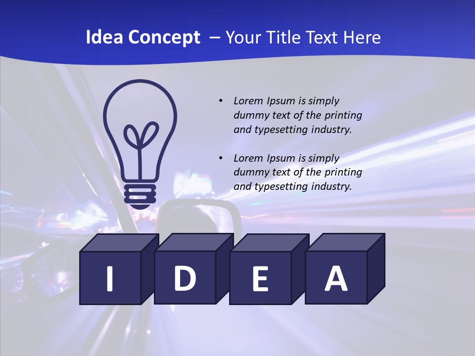 Destination Light Zoom PowerPoint Template