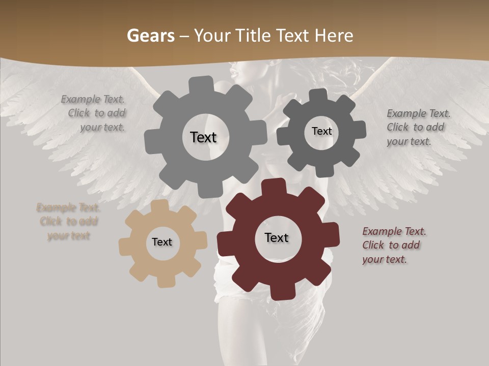 Profe Ional Office Happy PowerPoint Template