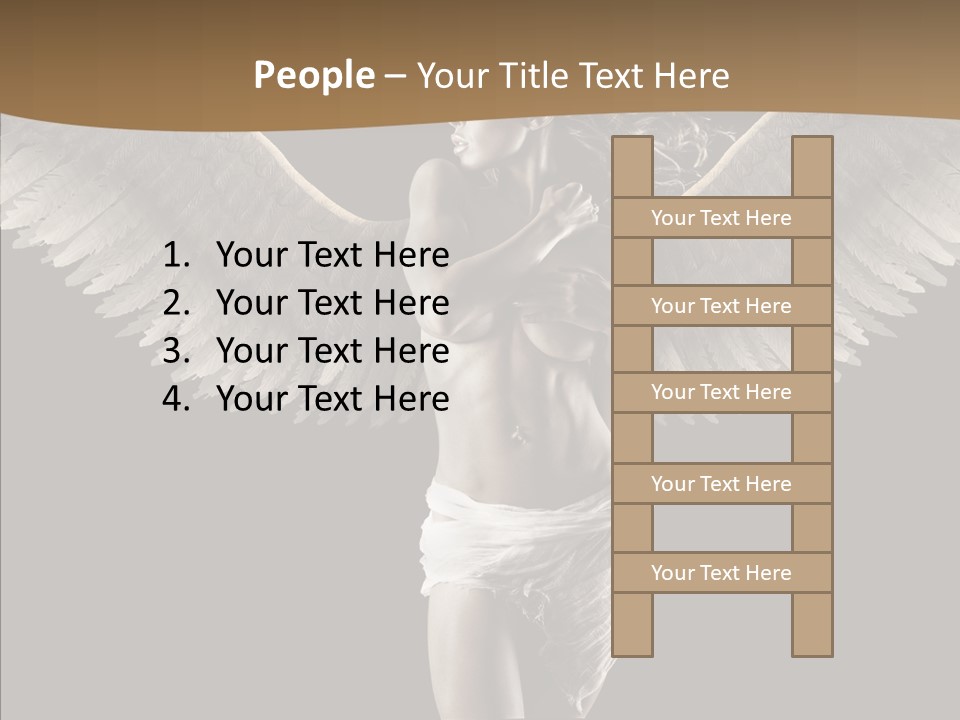 Profe Ional Office Happy PowerPoint Template