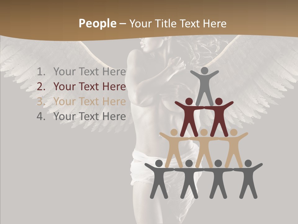 Profe Ional Office Happy PowerPoint Template