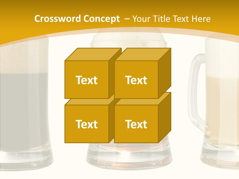 Froth Object Thirsty PowerPoint Template