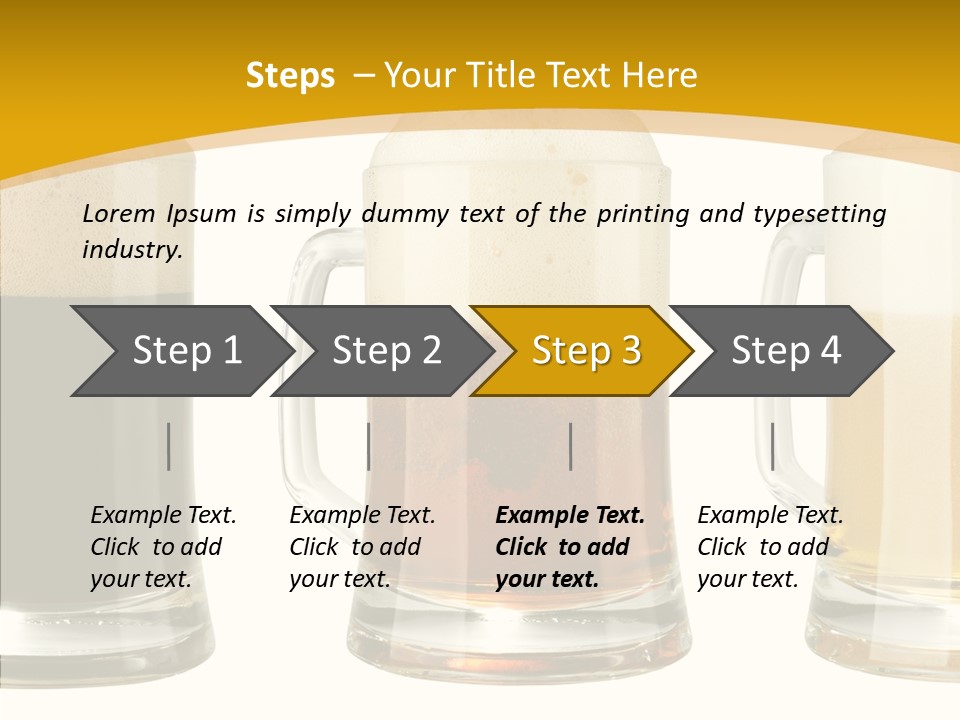 Froth Object Thirsty PowerPoint Template