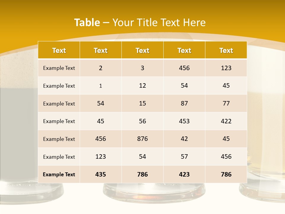 Froth Object Thirsty PowerPoint Template