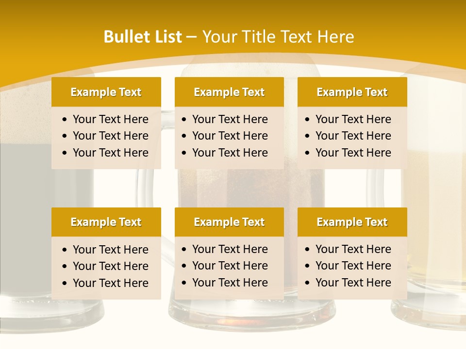 Froth Object Thirsty PowerPoint Template