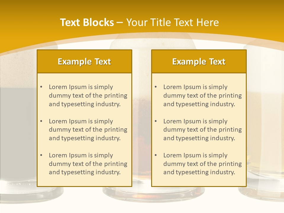 Froth Object Thirsty PowerPoint Template