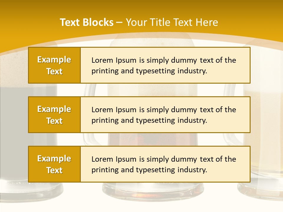 Froth Object Thirsty PowerPoint Template