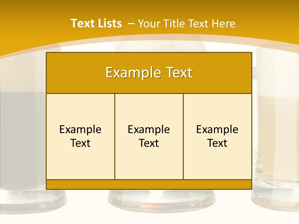 Froth Object Thirsty PowerPoint Template