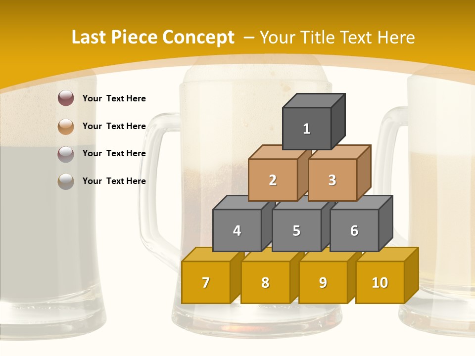 Froth Object Thirsty PowerPoint Template