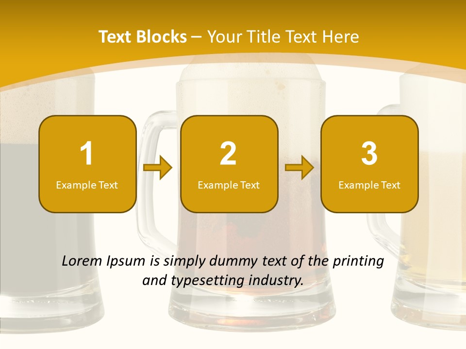 Froth Object Thirsty PowerPoint Template