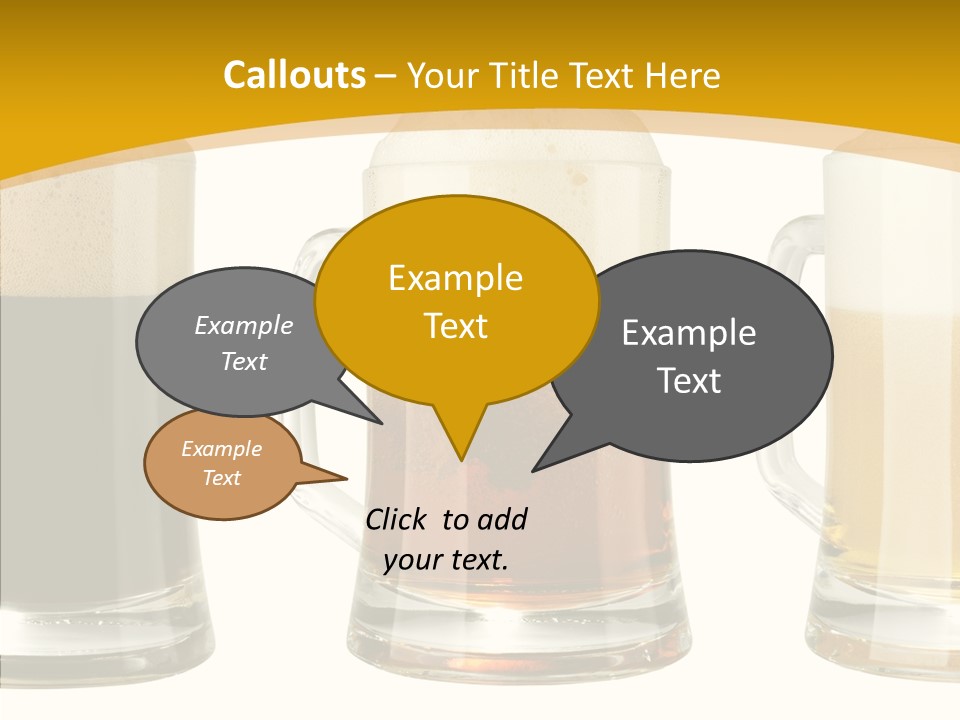Froth Object Thirsty PowerPoint Template