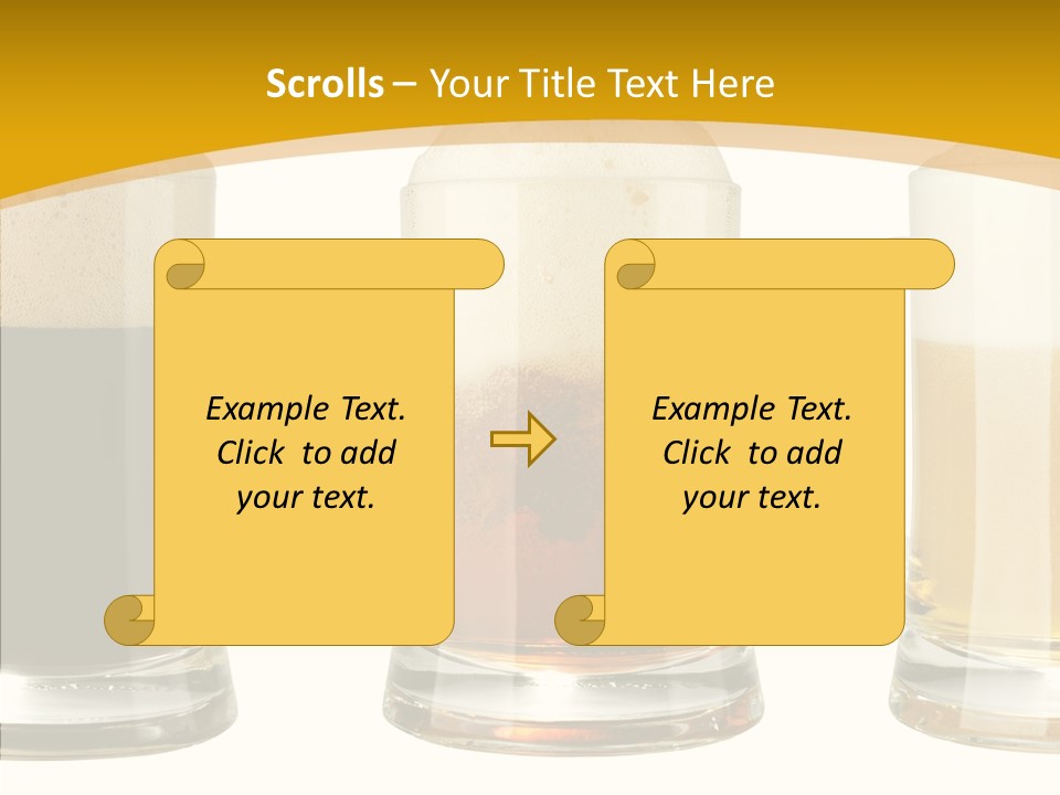 Froth Object Thirsty PowerPoint Template