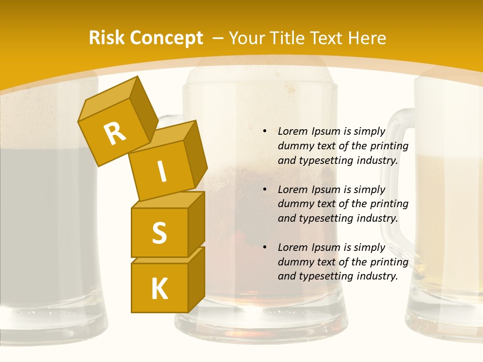 Froth Object Thirsty PowerPoint Template