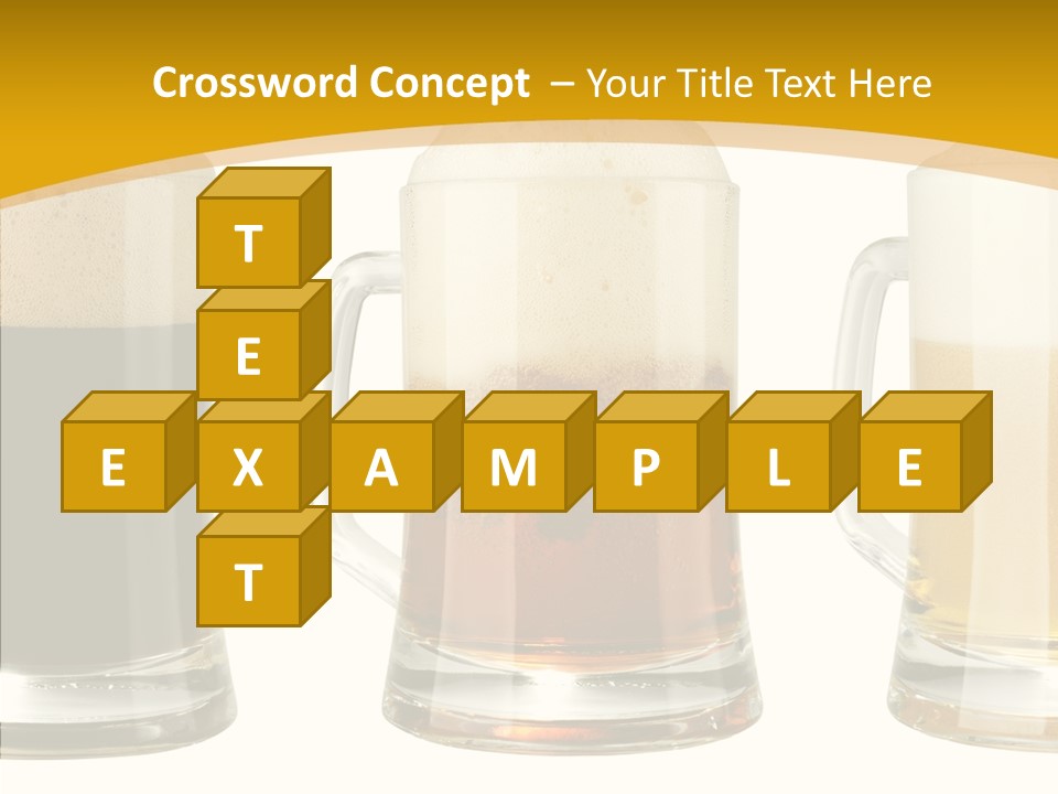 Froth Object Thirsty PowerPoint Template