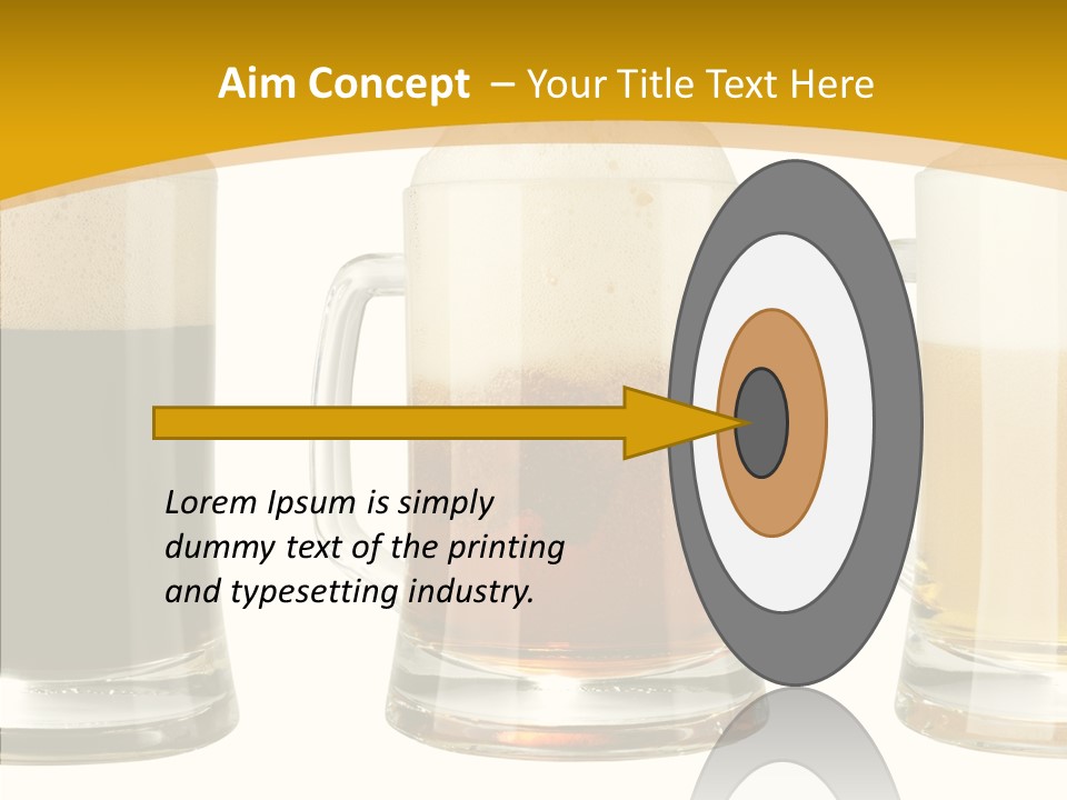 Froth Object Thirsty PowerPoint Template