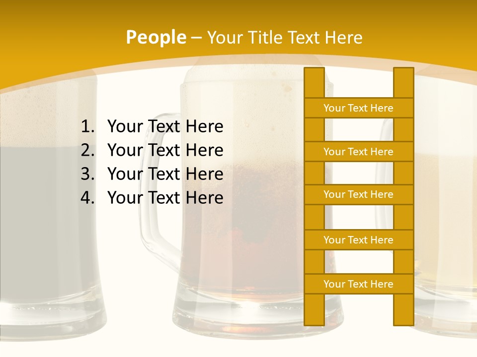 Froth Object Thirsty PowerPoint Template