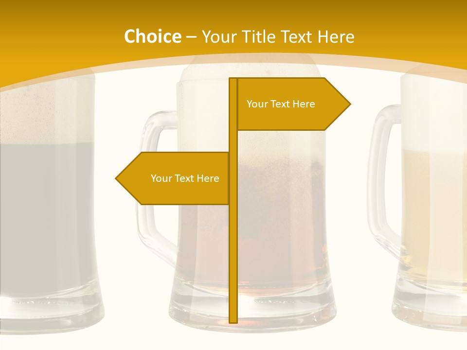 Froth Object Thirsty PowerPoint Template