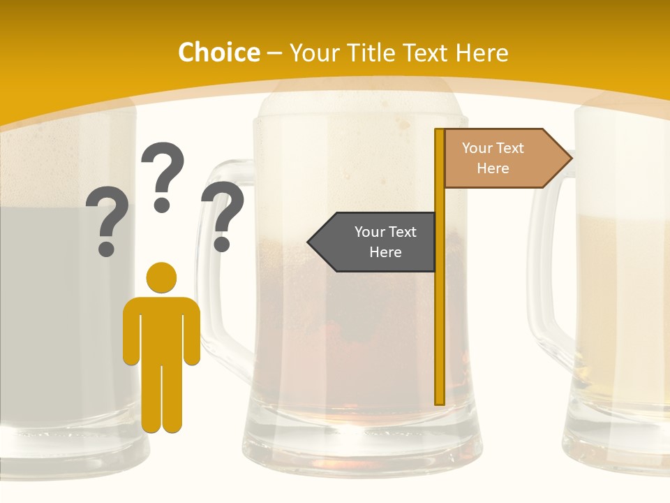 Froth Object Thirsty PowerPoint Template