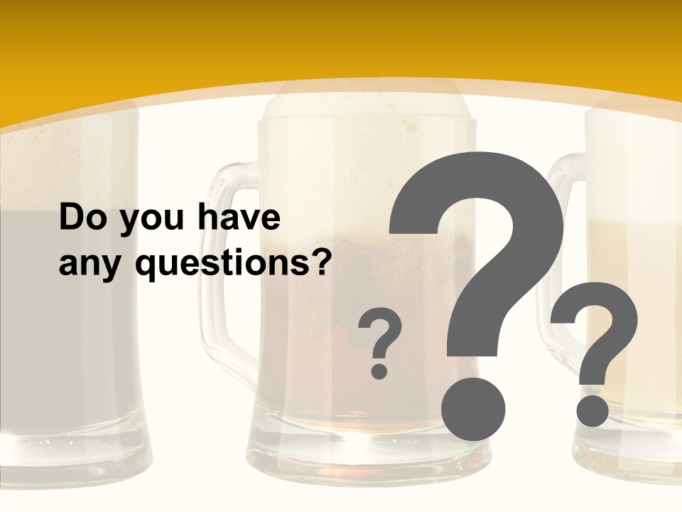 Froth Object Thirsty PowerPoint Template