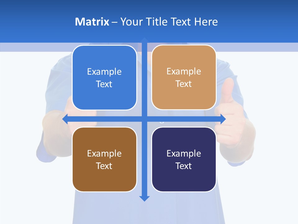 Happy Caucasian Portrait PowerPoint Template