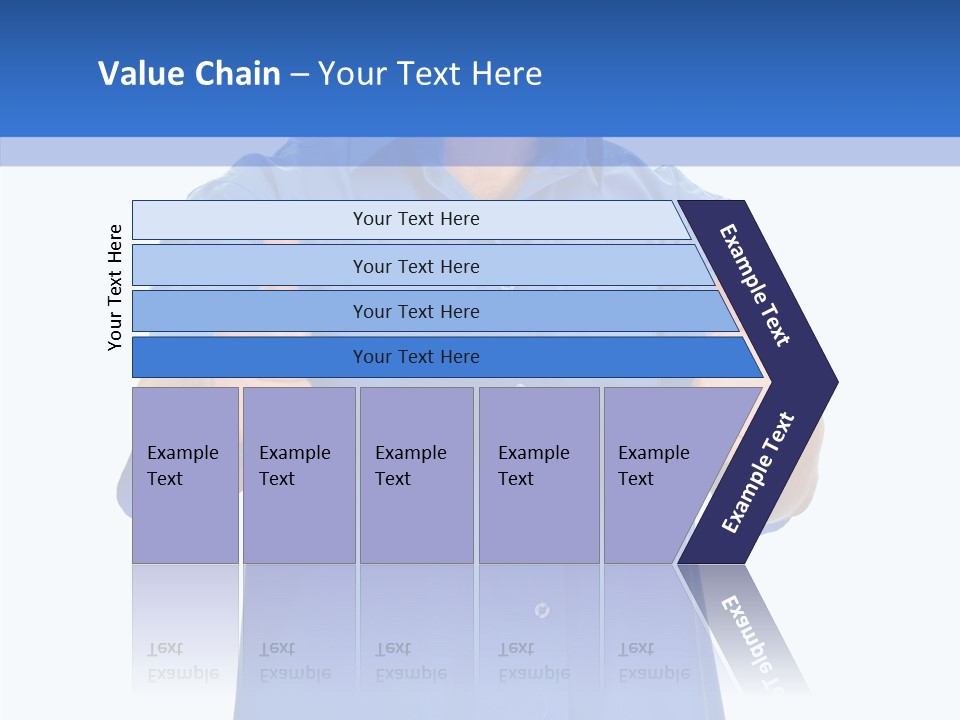 Happy Caucasian Portrait PowerPoint Template