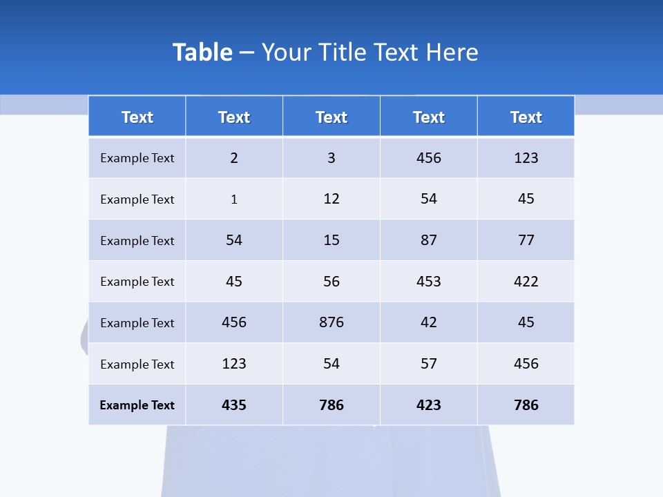 Happy Caucasian Portrait PowerPoint Template