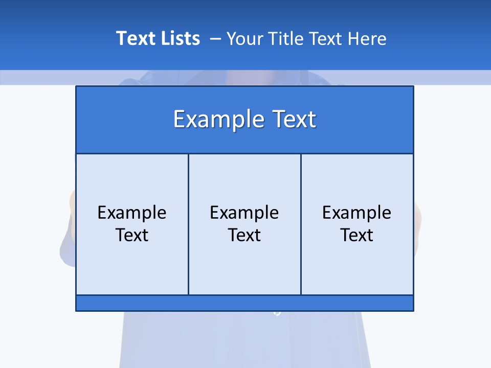 Happy Caucasian Portrait PowerPoint Template