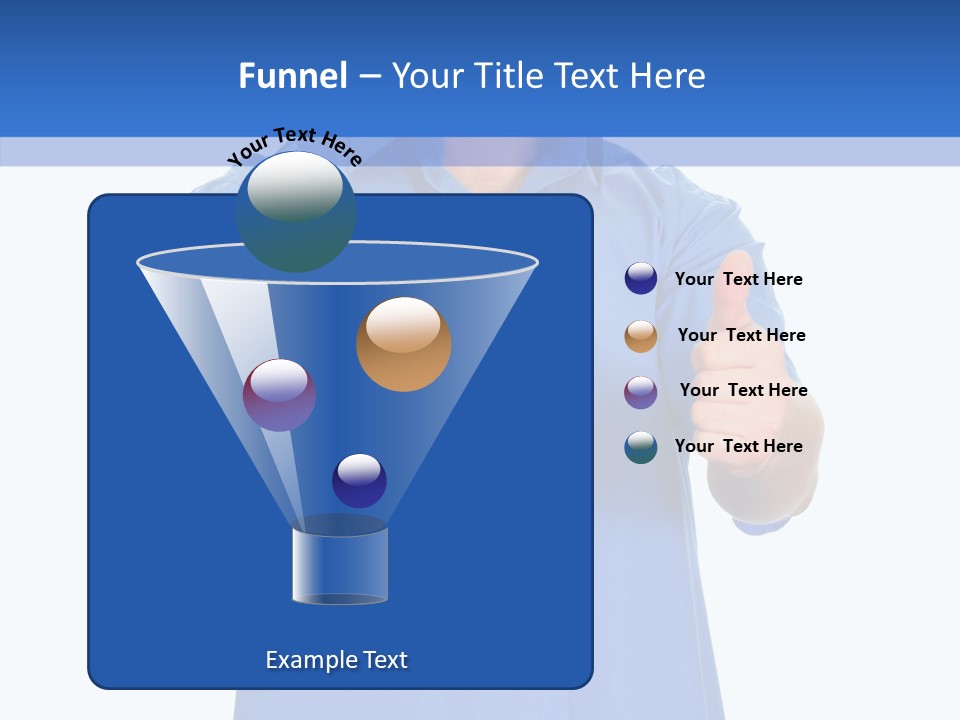 Happy Caucasian Portrait PowerPoint Template