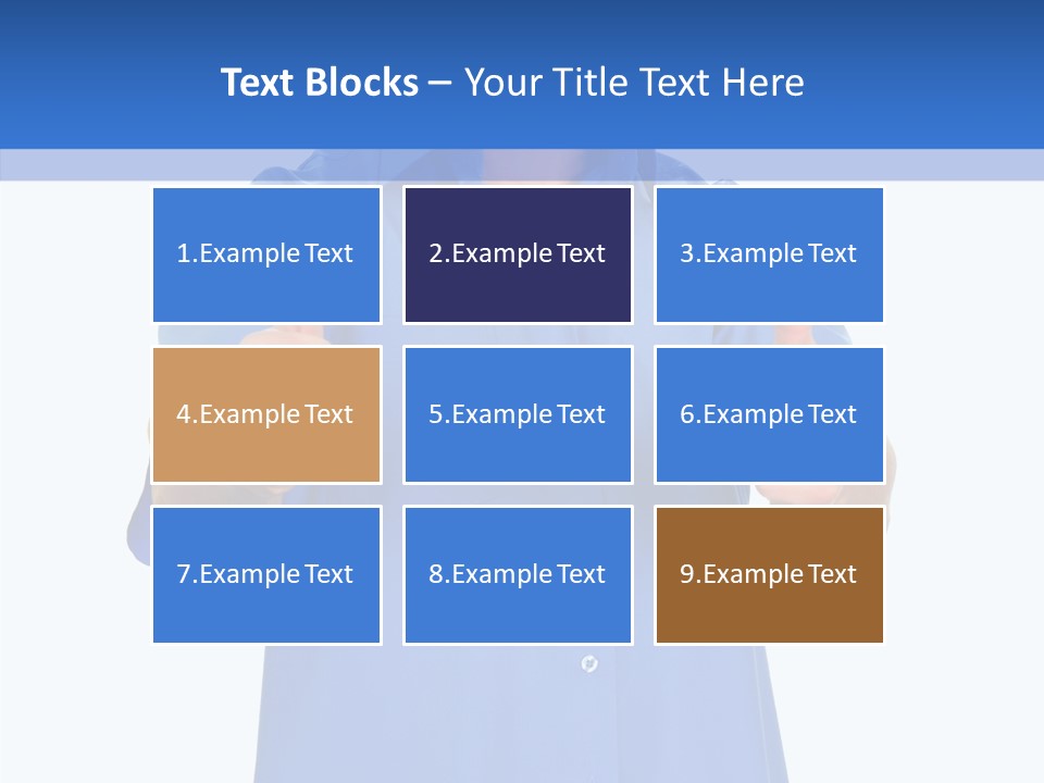 Happy Caucasian Portrait PowerPoint Template