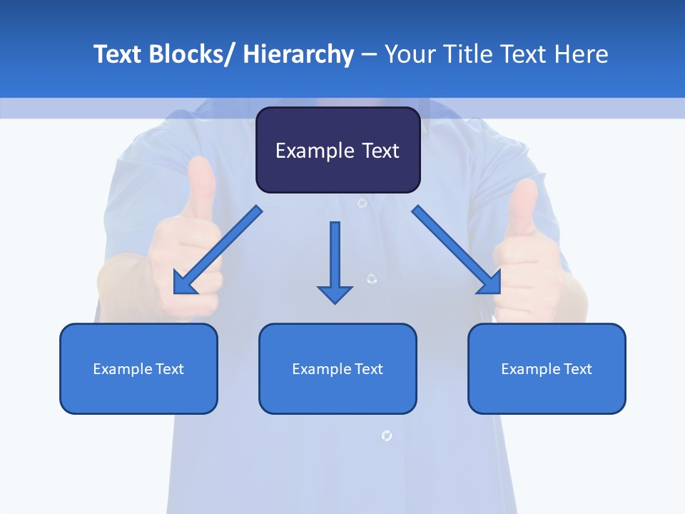 Happy Caucasian Portrait PowerPoint Template
