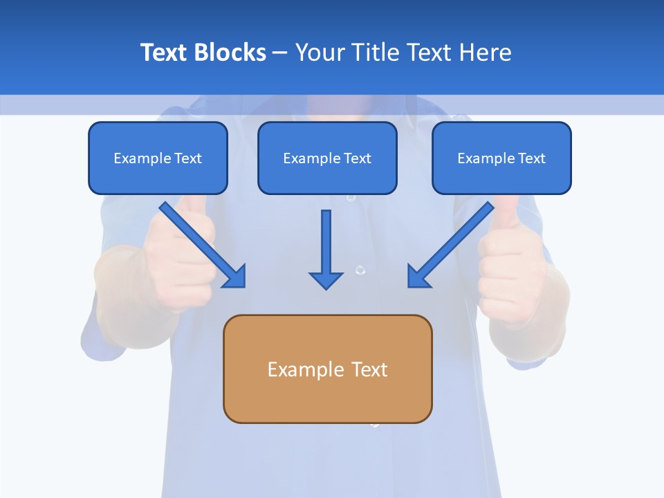 Happy Caucasian Portrait PowerPoint Template