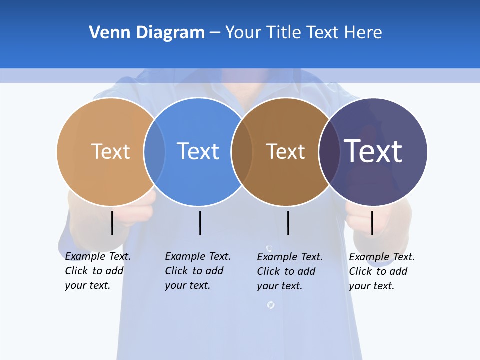 Happy Caucasian Portrait PowerPoint Template