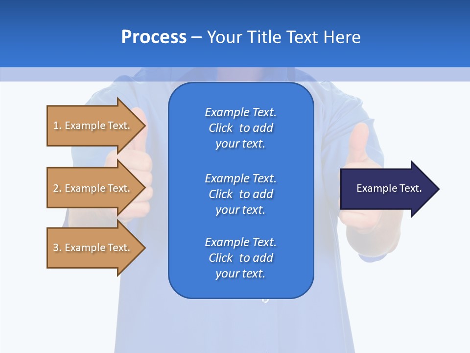 Happy Caucasian Portrait PowerPoint Template