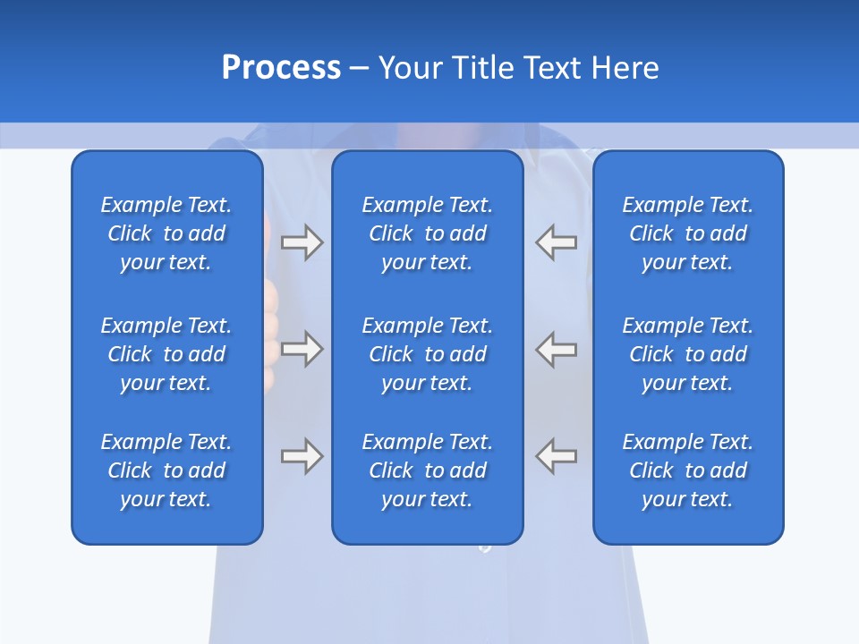 Happy Caucasian Portrait PowerPoint Template