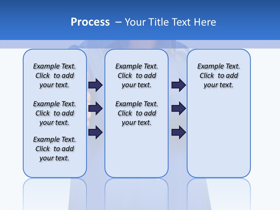 Happy Caucasian Portrait PowerPoint Template