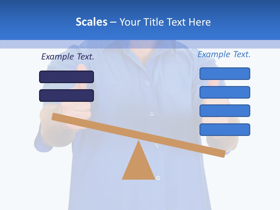 Happy Caucasian Portrait PowerPoint Template