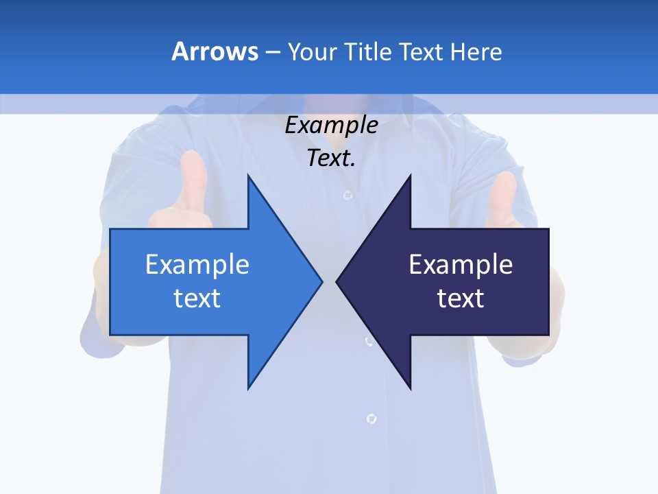 Happy Caucasian Portrait PowerPoint Template