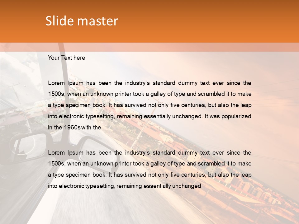 High Movement Meadow PowerPoint Template