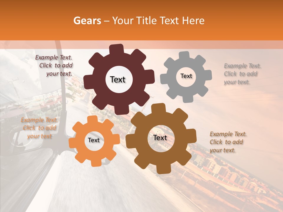 High Movement Meadow PowerPoint Template