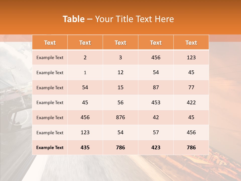 High Movement Meadow PowerPoint Template